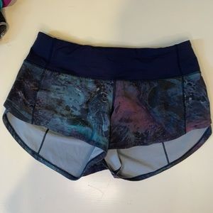 lululemon multicolor speed up shorts-2.5
